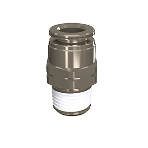 Push-To-Connect Straight Hose Connector: 1/4" Hose