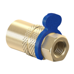 Socket Body (KC) Locking: 1/4" hole, 1/4" Thread