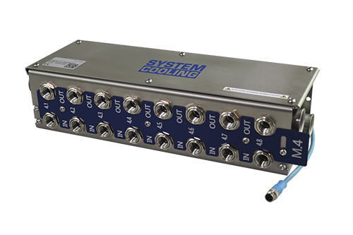 Sys. Cool Connect Manifold Faceplate: 8 Zone