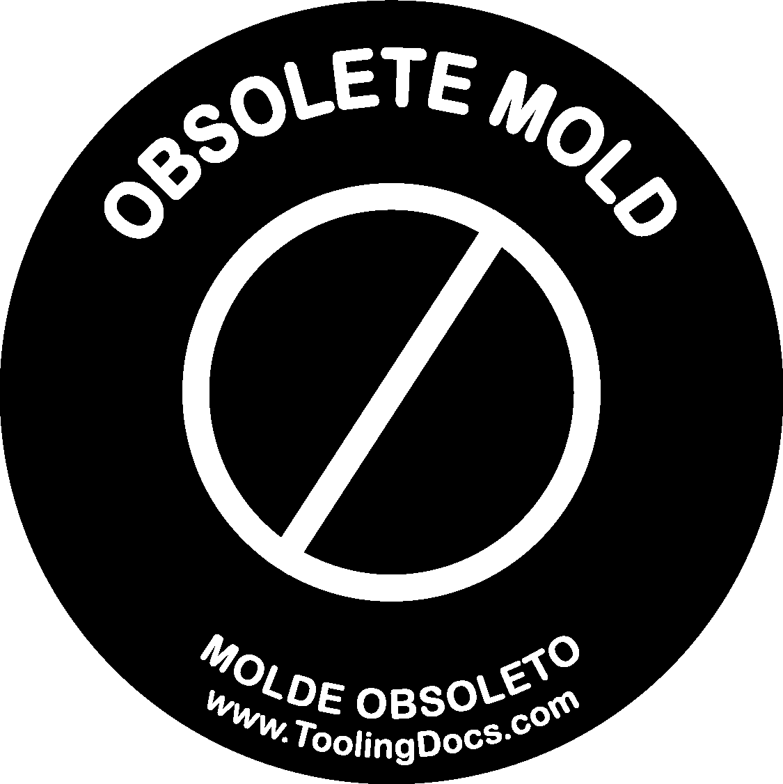 Status Tags: Black, Obsolete Mold (12/pk)