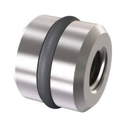 Push-In O-Ring Plug (Stainless): 3/8" Viton