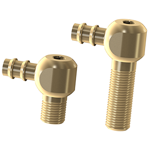 Water Jumper (Swivel): 3/8 NPT, 1/2 Hose x 2.625 L