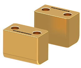 Bar Lock Guides Top (Set of 2): 1.62 x 1.12 x 2.31