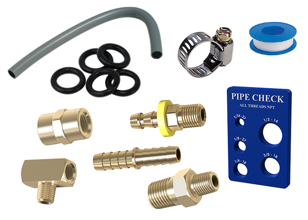 Fittings, O-Rings & Hose