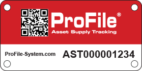 Asset Tracking: Standard Plate (2" x 4")