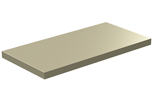 Wear Plate (Bronze): 3/8 x 4 x 4"