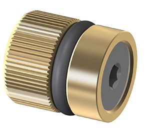 Threadless Diverter Plug: 1/4" Oversized