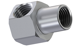 Hex Elbow Female (Steel): 3/8 x 3/8 NPT