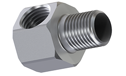 Hex Elbow Male (Steel): 1/2 x 1/2 NPT