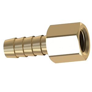 Female Hose Barb:  3/8 X 1/8