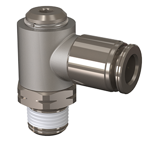 Push-To-Connect Banjo Hose Connector: 1/4" Hose