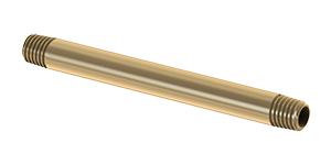 Brass Pipe Nipple: 3/8 X 1
