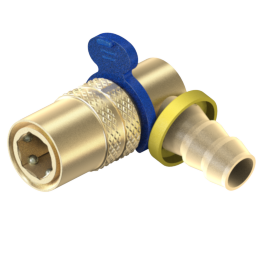 Socket Conn. 90 Deg (KC-PushLok) Locking: 3/8" hole, 1/2 Hose