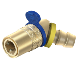 Socket Conn. 45 Deg (KC-PushLok) Locking: 3/8" hole, 1/2 Hose