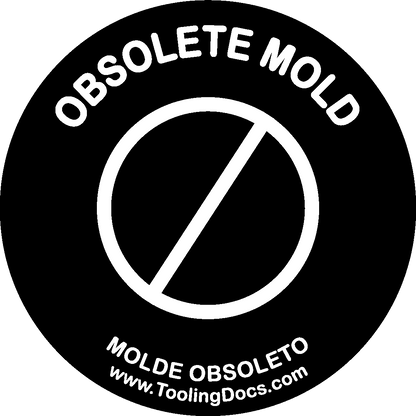 Status Tags: Black, Obsolete Mold (12/pk)