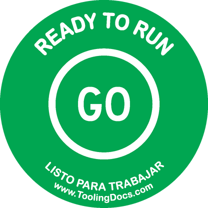 Status Tags: Green, Ready to Run (12/pk)