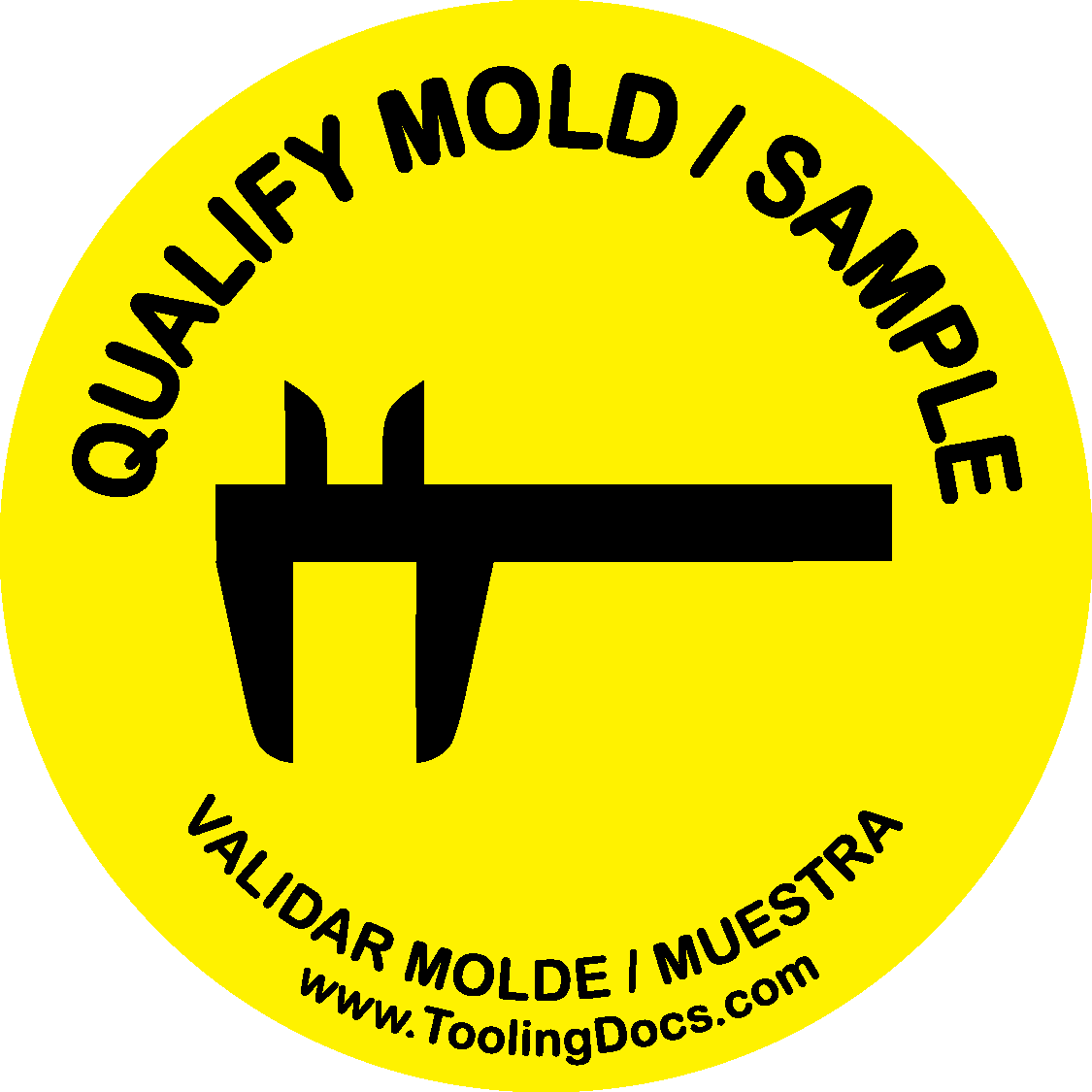 Status Tags: Yellow, Qualify Mold / Sample (12/pk)