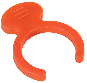 Socket Conn. Socket Clips: 500 Series, Red (Hot)